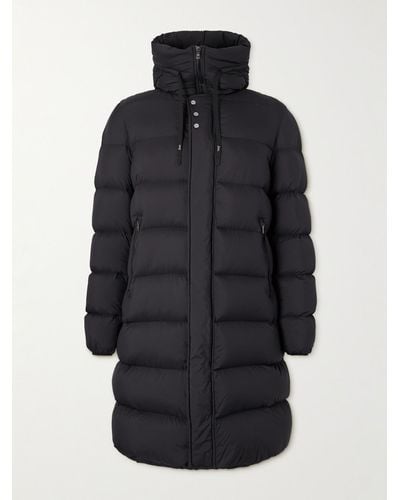 Herno Quilted Shell Hooded Down Parka - Blue