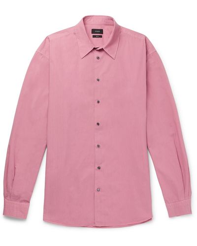 JOSEPH Cotton-poplin Shirt - Pink