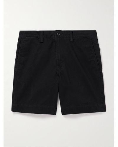 Polo Ralph Lauren Gerade geschnittene Shorts aus Stretch-Baumwoll-Twill - Schwarz