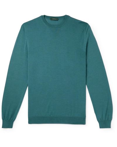 Incotex Flexwool Sweater - Green