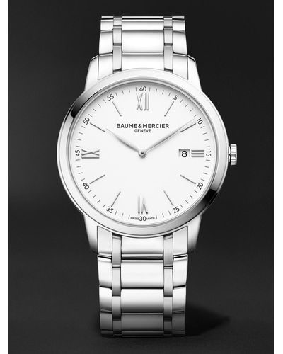 Baume & Mercier Classima 42mm Stainless Steel Watch - Black