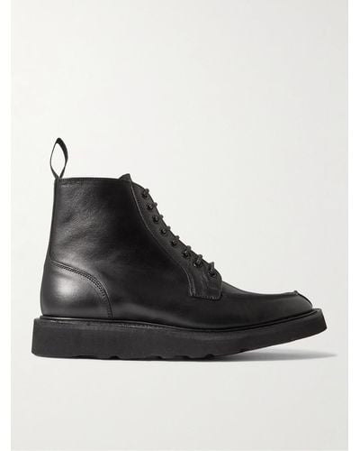 Tricker's Lawrence Leather Boots - Black