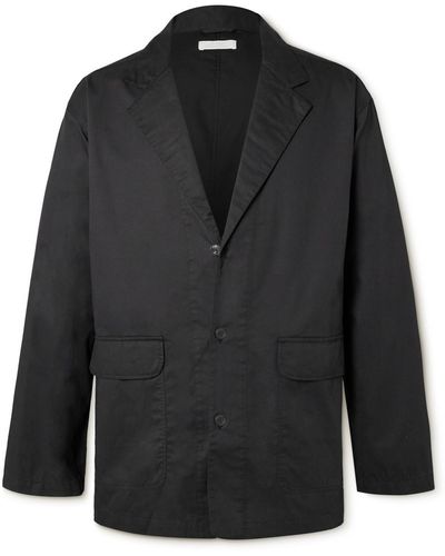 mfpen Article Cotton And Tm Lyocell-blend Twill Jacket - Black
