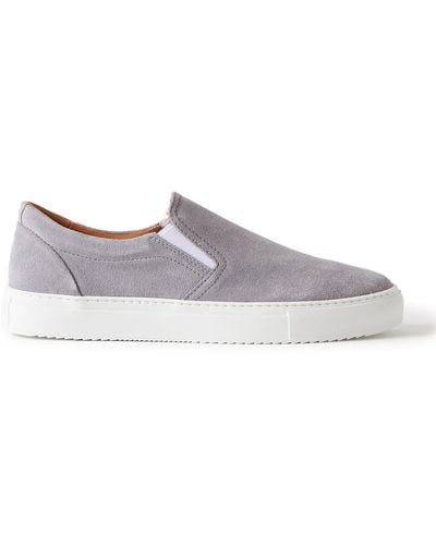 MR P. Regenerated Suede By Evolo® Slip-on Sneakers - Gray