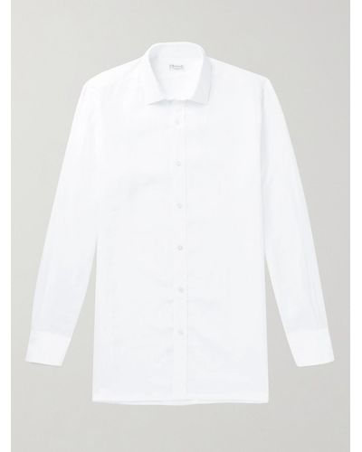 Charvet Linen Shirt - White