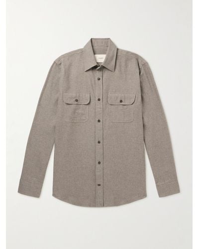 James Purdey & Sons Cotton-flannel Shirt - Grey