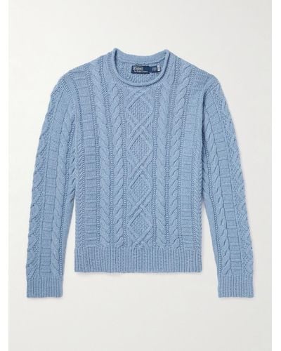 Polo Ralph Lauren Cable-knit Cotton - Blue