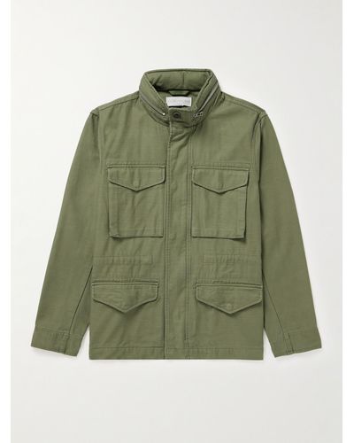 Outerknown Voyager Organic Cotton Field Jacket - Green