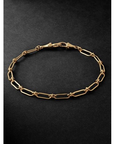 Annoushka Knuckle Classic 14-karat Gold Chain Bracelet - Black