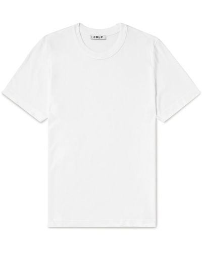 CDLP Lyocell And Pima Cotton-blend Jersey T-shirt - White