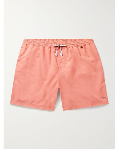 Loro Piana Bay Straight-leg Mid-length Swim Shorts - Pink