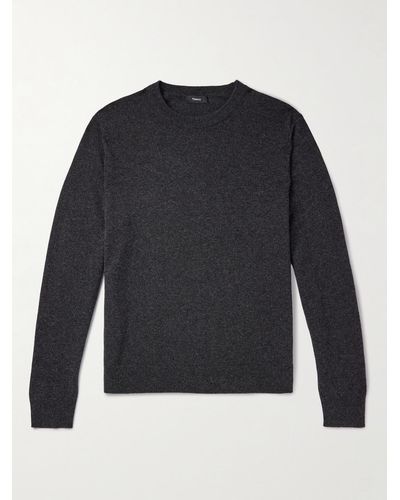 Theory Hilles Cashmere Sweater - Blue