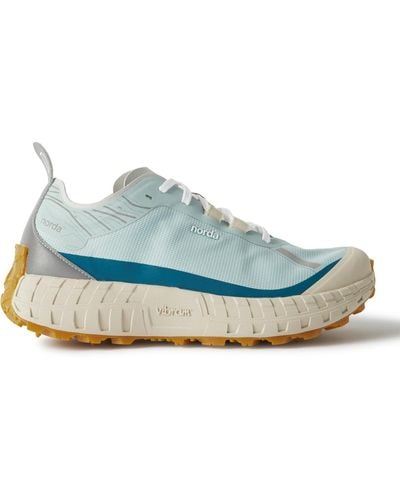 Norda 001 Rubber-trimmed Bio-dyneema® Trail Running Sneakers - Blue