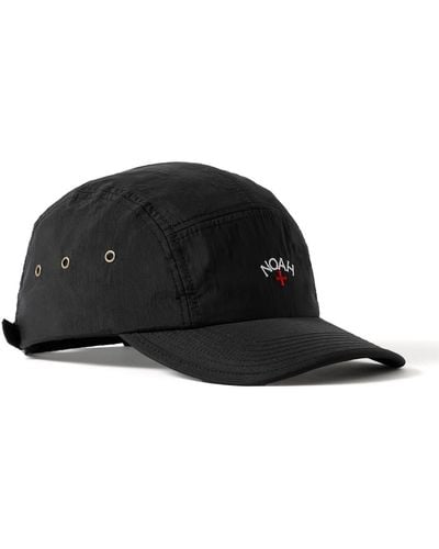Noah Logo-embroidered Nylon Baseball Cap - Black