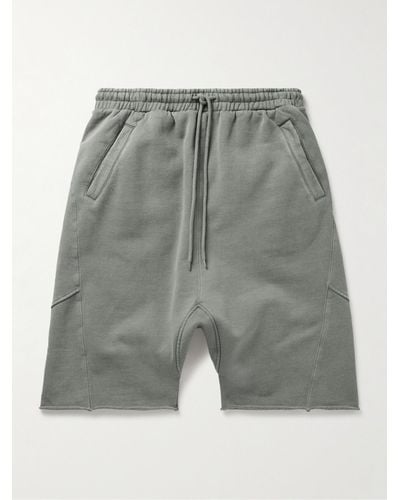 Entire studios Organic Cotton-jersey Drawstring Shorts - Grey