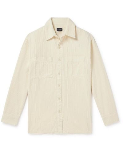 Club Monaco Cotton-corduroy Shirt - White