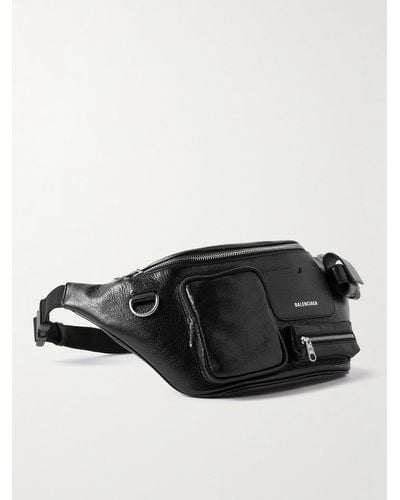 Balenciaga Superbusy Full-grain Leather Belt Bag - Black
