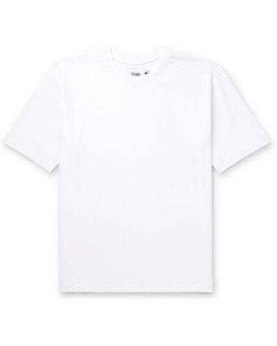 Drake's Cotton-jersey T-shirt - White
