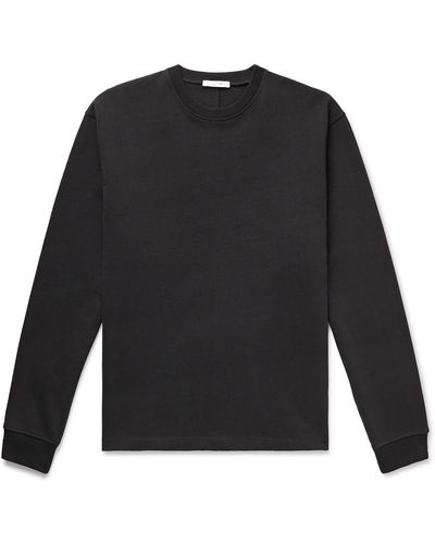 The Row Kirk Cotton-jersey T-shirt - Black
