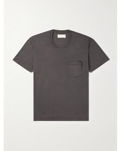 Les Tien T-Shirt aus Baumwoll-Jersey - Grau
