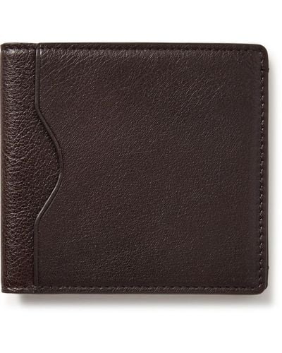Metier Full-grain Leather Billfold Wallet - Black