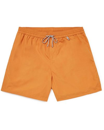 Loro Piana Mid-length Swim Shorts - Orange