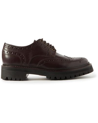 Grenson Archie Leather Brogues - Brown