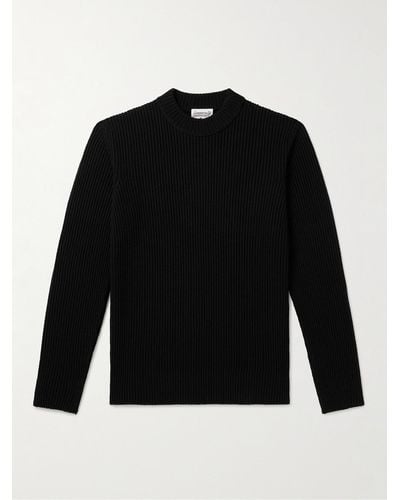 S.N.S. Herning Pullover in lana a coste Fender - Nero