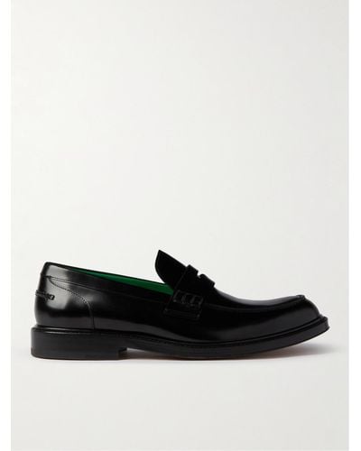Bottega Veneta Leather Loafers - Black