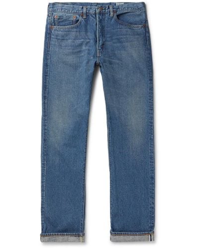 Orslow 107 Slim-fit Selvedge Denim Jeans - Blue