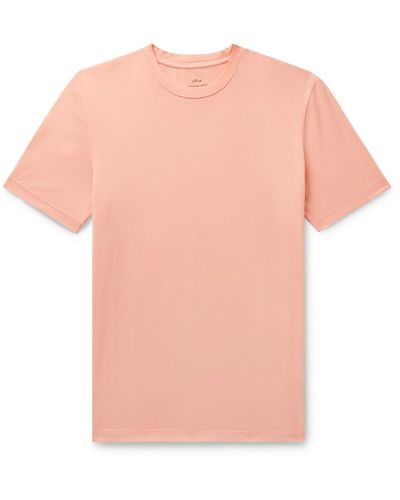 Altea Lewis Stretch-cotton Jersey T-shirt - Pink