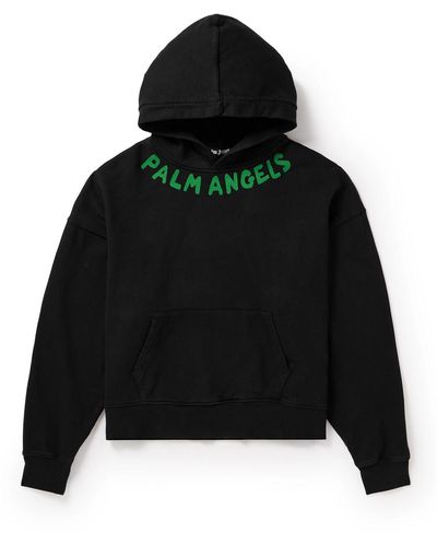 Palm Angels Logo Print Hoodies for Men - Up to 60% off