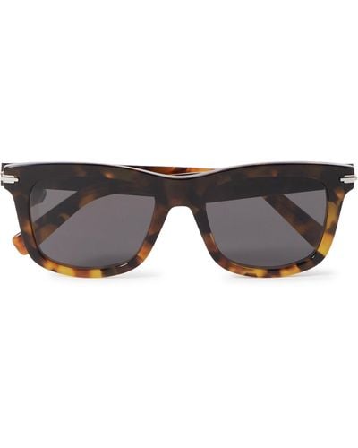 Dior Diorblacksuit S11i D-frame Tortoiseshell Acetate Sunglasses - Brown