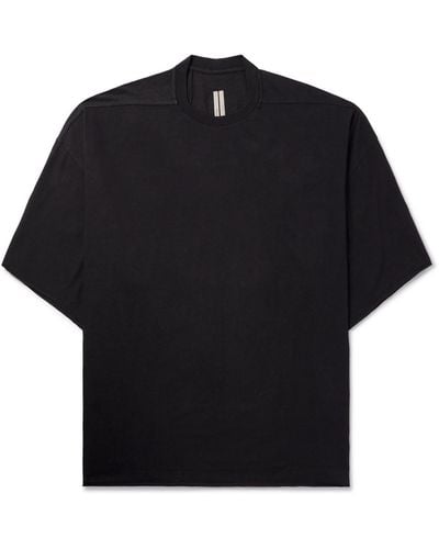 Rick Owens Tommy Cotton-jersey T-shirt - Black