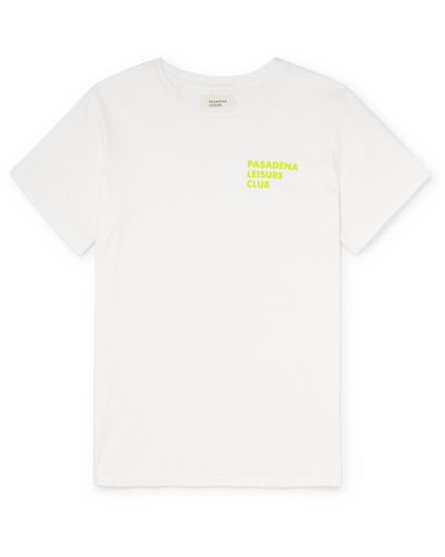 Pasadena Leisure Club Logo-print Cotton-jersey T-shirt - White