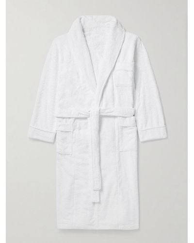 Anderson & Sheppard Cotton-terry Robe - White