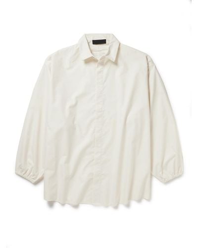 Fear Of God Cotton-blend Twill Shirt - White