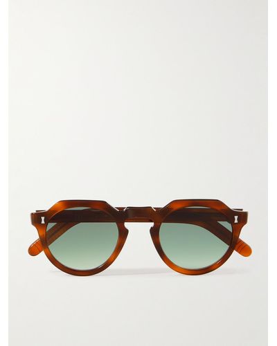 MR P. Cubitts Cromer Round-frame Acetate Sunglasses - Brown