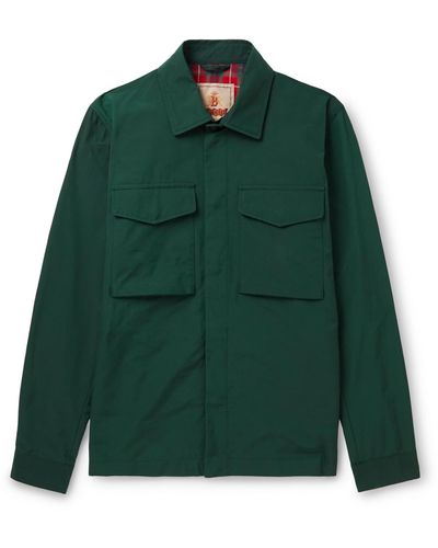 Baracuta Poplin Overshirt - Green