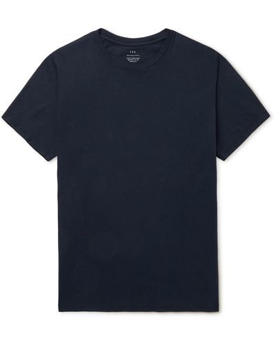 Save Khaki Supima Cotton-jersey T-shirt - Blue