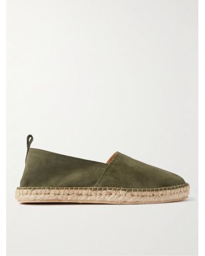 MR P. Espadrillas in camoscio - Verde