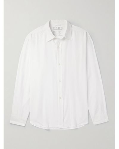 mfpen Comfy Oversized-Hemd aus TM-Lyocell-Twill - Weiß