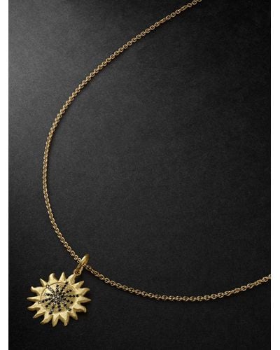 Elhanati The Sun Gold Diamond Necklace - Metallic