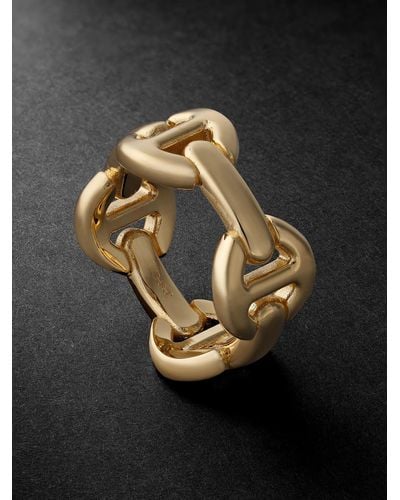 Hoorsenbuhs Quad Link Gold Ring - Black