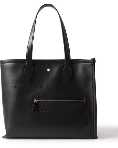 Montblanc Leather Tote Bag - Black