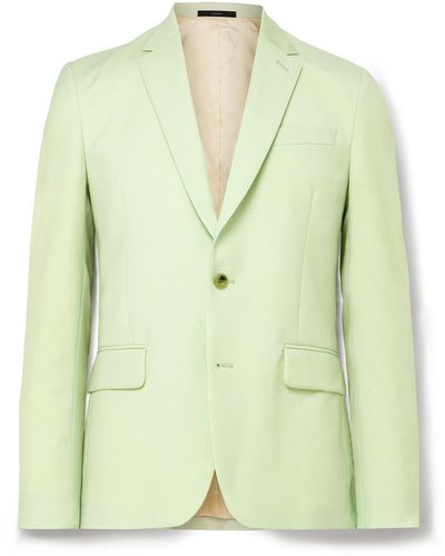 Paul Smith Soho Slim-fit Wool And Mohair-blend Suit Jacket - Green