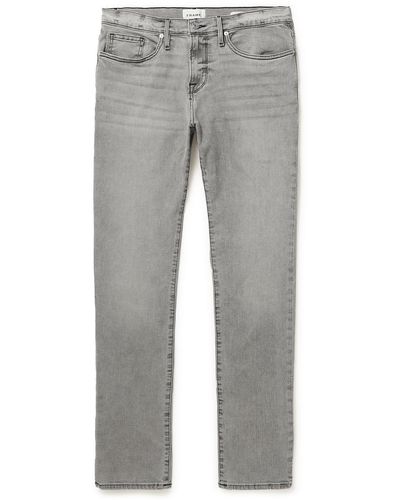 FRAME L'homme Skinny-fit Jeans - Gray