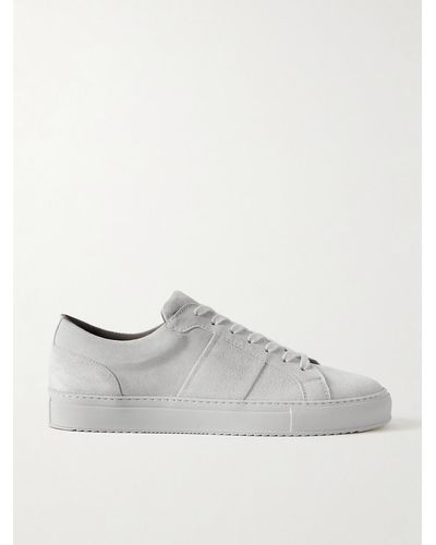 MR P. Larry Suede Trainers - White