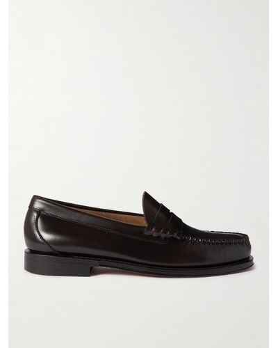 G.H. Bass & Co. Weejuns Heritage Larson Leather Penny Loafers - Black