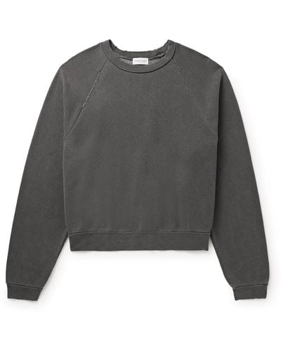 John Elliott Folsom Cotton-jersey Sweatshirt - Gray